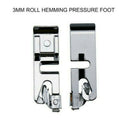 3/4/6mm Narrow Rolled Hem Foot Sewing Machine Hemmer Presser Foot 4pcs/set