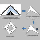 Multi-use Measuring Ruler Speed Square Roofing Triangle Angle Protractor