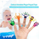 5pcs Novelty Plastic Cartoon Monsters Finger Puppet Toys Storytelling Props