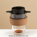 Portable Foldable Backpacking Coffee Filter For Travel Stainless Steel Pour Over