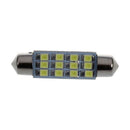 42mm 12 SMD 3528 LED White Car Interior c5w Dome Festoon Bulb Light Lamp DC
