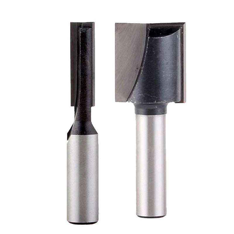 2 Pieces Carbide Straight Dado Router Bit Wood Milling Cutter Wood Working Tool
