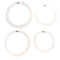 2 Packs Drum Muffler Dampening Rings Tone Control for Drum Set Jazz Drum