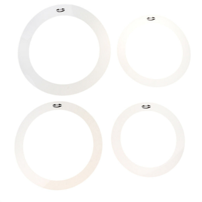 2 Packs Drum Muffler Dampening Rings Tone Control for Drum Set Jazz Drum