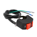 7/8in Motorcycle Handlebar ON/OFF Button Accident Hazard Light Switch Relay