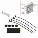 Electric Fan Mounting Kit Tie Rod Kit Bracket for Chevy Ford Mopar Sbc Bbc