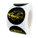 1roll 1inch DIY Crafts Christmas Stickers Party Holiday For Scrapbooking Glitter