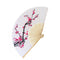 Japanese Bamboo Plum Blossom Folding Hand Held Fan Pocket Fan Wedding Decor