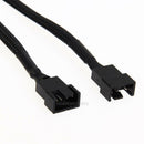 4pcs 4Pin PWM To 3/4 Dual PWM Adapter Computer Case Fan Power Sleeved Cable hv2n
