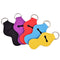 Neoprene Floral Waterproof Lipstick Chapstick Lip Balm Holder Bag Key Chain OZ