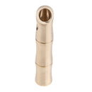 Brass Bamboo Shape Key Chain Whistle SOS Survival EDC Tool