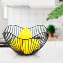 Metal Wire Fruit Container Bowls Stand for Modern Kitchen Countertop, Large
