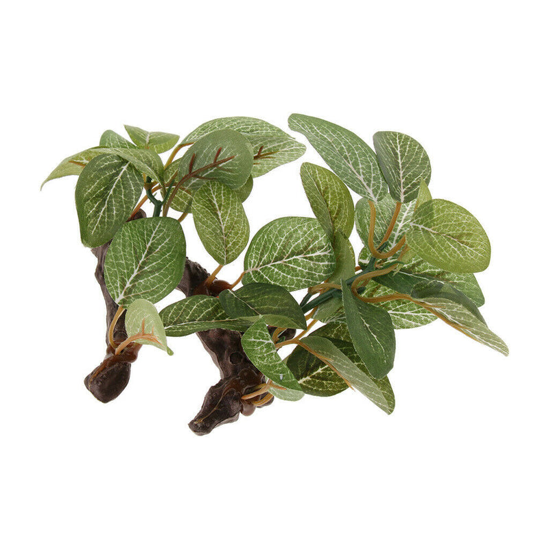 Reptile DecorationOrnament, Aquarium Decor Fish Tank Artificial Grass Plants for