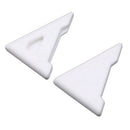 2PCS Car Door Corner Cover Silicone Mouldings Crash Protection Protector Wh BX