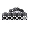 Car Dual USB One For Four Belt Switch Car Cigarette Lighter Charger Doub CWH