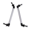 2Pcs Tone Aluminum Alloy Car Front Bumper Lip Splitter Tie Rod 10cm 3.9inch