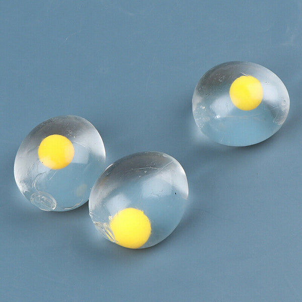 Funky Egg Splat Ball Stress Relief Eggs Yolk Balls stress ball Stuffed Splat Ew