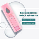 L2 Mini Nano Facial Mister with Top Mirror Handy Cool Mist Sprayer (Pink)