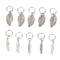 35x New Star Rose Feather Leaf Shell Hair Pierced Dreadlock Hair Clip Access Nw