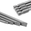 4Pcs 100mm 3mm-6mm 1/4" Hex Shank Slotted Screwdriver Bit S2 Magnetic Flat Head