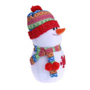 Christmas Foam Snowman Ornament Rainbow Hat Festival Decoration(27x14cm)