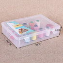 24 Grids Plastic Thread Organizer Multi Compartment Storage Box for Sewing Craft