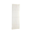 4 Pieces White 25x72 inch Home French Door Curtains Blackout Patio/Sliding