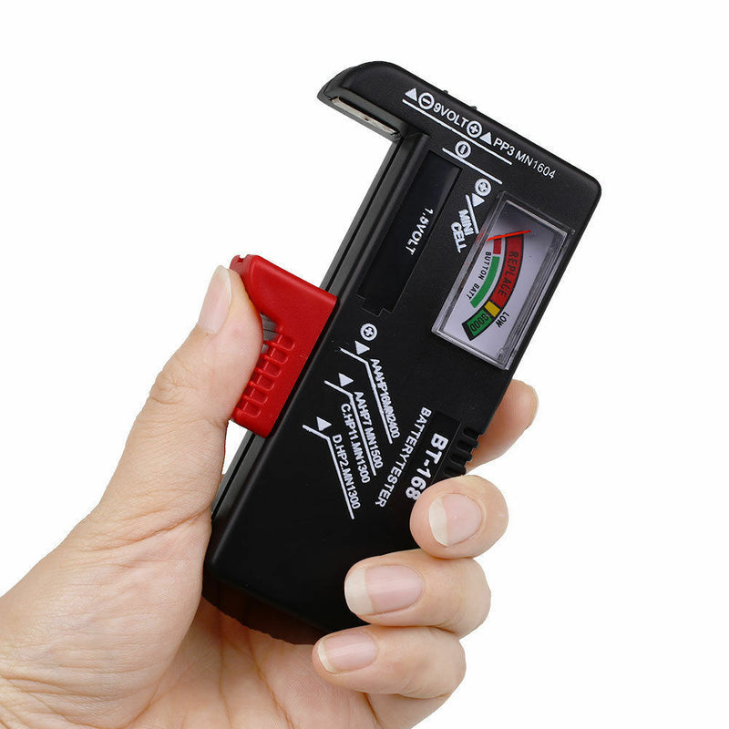 Digital LCD Battery Checker Volt Tester AA/AAA/D/9V Button Cell KQ J Gn