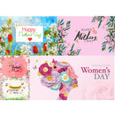 Flowers Mother Day Theme Background Cloth Home Tablecloth Photo Props Backdrop