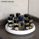 1* Round Rotating Tray Spice Rack Kitchen Revolving Storage Organize Rack J9E1