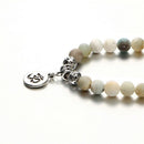 Fashion Beaded Bracelets Mysterious Pendant Natural Stone Men Women Bangles