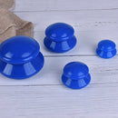 4Pcs/set Vacuum Cans Silicone Cupping Moisture Absorber Physical Health Care   Z