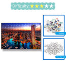 Paper Puzzles 1000pcs Modern Building Assemble for Adults Kids Jigsaw Toys A