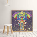 5D DIY Special Shaped Diamond Painting Elephant Cross Stitch Mosaic Kits