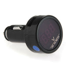 12V 24V Digital Voltmeter Plug Red Volt Meter Car SUV Cigarette Lighter SBM
