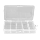 Plastic Fishing Lure Hook Tackle Storage Box 5 Compartment Organizer Case