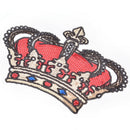 Golden Crown Sequins Beads Patch for stickers T-shirt jacket Sew on Applique TO