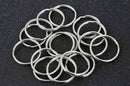 10 Pcs Stainless Steel Key Holder Split Rings Keyrings Keychain Keyfob 25mm
