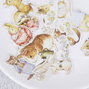 100pcs rabbits cardstock die cuts for scrapbooking happy planner/card makinME