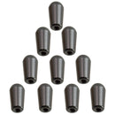 10x Black Electric Guitar 3 Way Pickup Selector Toggle Switch Tip Knob 3.5mm