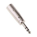 Male XLR to Male 1/4" (6.35mm) TRS Stereo Plug Audio Adapters