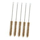 Pack of 5, Brass Brush Pipe Cleaners Teapot Nozzle Brush Set Bottle Tube Brush