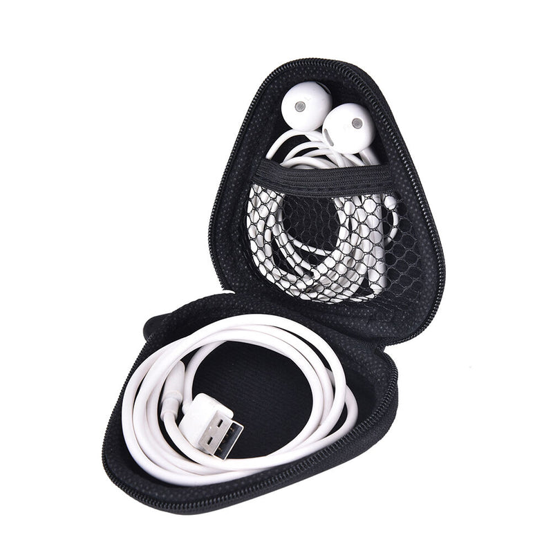 New Unisex Women Triangle Headset Men Gift Zipper Coin Purse Key Wallet Pouch %ã€Š