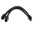 Computer Cables Dual 6PIN to 8PIN (6PIN + 2PIN) for Graphics Card Power Supply