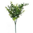 1 x Artificial Plastic Plant Eucalyptus Grass 7 Branches for Home Wedding D