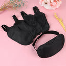 5PCS Soft Portable Eye Cover Black Fast Sleeping Eyeshade CoverS Gw