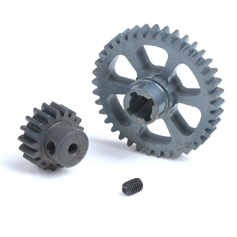 Metal Reduction Gear + Motor Gear Spare Parts for Wltoys A949 A959 A969 A979 Bj