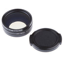 3in1 37mm Circle UV+CPL Filter with Snap-On Lens Cover For Xiaoyi Yi II 4K