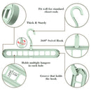 Magic Hangers Organizer,Rotate Anti Skid Hanger,Space Saving Hangers,Foldab