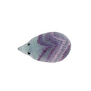 Natural  Carved Rainbow Fluorite Hedgehog